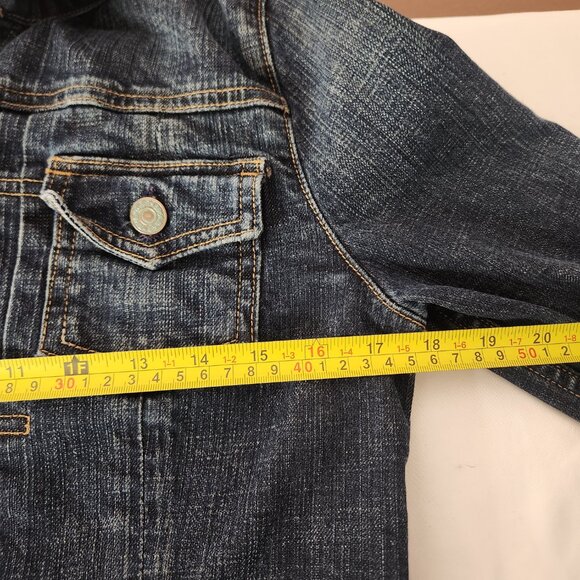 Y2K Vintage 1969 Pleated Genuine Jean Jacket Size Small (Made in the US) - Picture 12 of 13